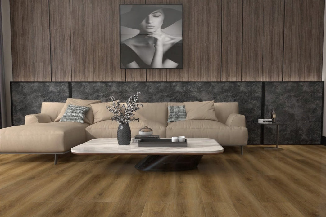 LUX - XD-108 SPC Waterproof Collection Modern Vinyl Wood Flooring [9" Wide]