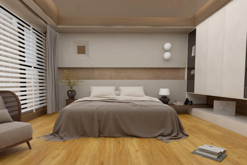 LUX - XD-607 SPC Waterproof Collection Modern Vinyl Wood Flooring [9" Wide]